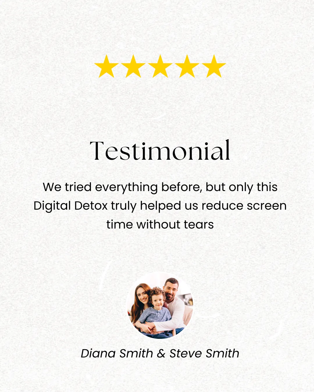 Parent testimonial